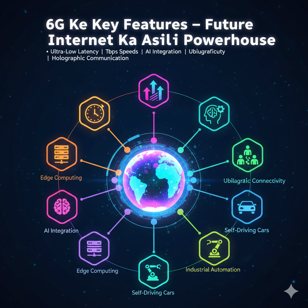 6G Ke Key Features – Future Internet Ka Asli Powerhouse